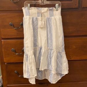 Justice hi-low skirt